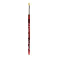 Princeton Velvetouch Artiste, Mixed-Media Brush for Acrylic, Watercolor & Oil, Series 3950 Willow's Blender Luxury Synthetic, Size 1/4