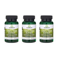 Swanson Celery Seed Extract (Cellery) Urinary Health Antioxidant Support Phytochemicals Volatile Oils Supplement Maximum Strength 150 mg 60 Capsules (3 Pack)