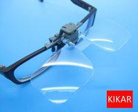 KIKAR Clip n Flip Magnifying Glass 2x Power +4.00 Diopters