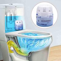 Automatic Toilet Bowl Cleaner, Juner 2-Pack Eco Friendly Toilet Tank and Bathroom Cleaning System Bleach and Blue Cleaning, Scrub-Free, Long Lasting, Safe for All Pipes and Septic Tanks