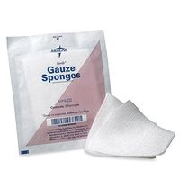 NON21422 Medline Sterile Woven Gauze Sponges - 12 Ply - 3" x 3" - 80/Box - White