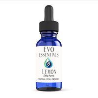 Lemon (Citrus limonum) Organic Essential Oil | 1oz | 100% Pure, Undiluted, Natural & Therapeutic Grade for Aromatherapy | EVO Essentials