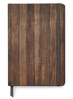 Wood Themed Designs UV Printed on PU Leather A5 Bullet Dotted Journal Notebook