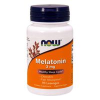 MELATONIN, 3 mg, 90 LOZ by Now Foods (Pack of 6)