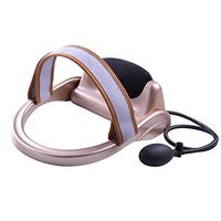 HMAMERÂ Spine Posture Pump - Portable Cervical Traction and Relaxation Device Relaxer Massage Traction Pillow Chiropractic Pillow for Pain Relief Management,Gold