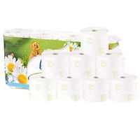 Fullyday Toilet Paper Bulk Tissue Paper Towel Bulk Paper Tissue Rolls, Household Soft 3-Layer Kitchen Tissue Paper Toilet Paper Towel Bulk -A Roll of 115 Leaves (16 Rolls)