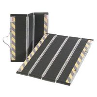 DecPac Portable Travel Wheelchair Ramp, 660 lbs. Capacity, 2' L x 10" W