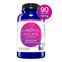MD. Life L Methylfolate 10mg – Active Folate 5-MTHF, Professional Strength Methyl Folate - Immune Support, Essential Amino Acids – Vegan Gluten-Free - 90 Purple Carrot Capsules