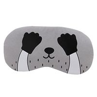 JonerytimeEye Mask Soft Padded Sleep Travel Shade Cover Rest Relax Sleeping Blindfold (B)