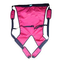 Ozzptuu One-Person Double Layer Patient Lift Sling Transfer Belt for Carrying Up and Down Stairs (Small, Red)