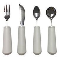 Kinsman Classic Weighted Utensils : Utensil Set ( 1 of each), White