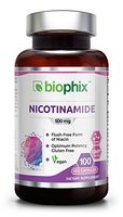*Flash Sale* B3 Nicotinamide 500 mg 100 Vegetarian Capsules - Natural Flush-Free Vitamin Formula | Gluten-Free Nicotinic Amide Niacin | Skin Health and Healthy Cell Repair Support