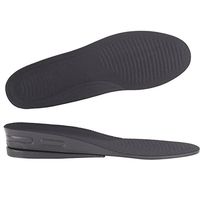 Y2C Men's 2-Layer Height Increase Elevator Shoes Insoles (approx 1.3 inches) Black 9-11 and Random Gift by Y2COMMERCE