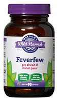 Oregon's Wild Harvest Non-GMO Feverfew (F.D.), Organic Herbal Supplements, 90 Count