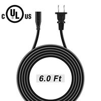 WeGuard 6ft/1.8m UL Listed AC in Power Cord Outlet Socket Cable Plug Lead for Respironics Remstar Plus M Series Heated Humidifier Dom 1022334 CPAP