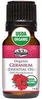 1 fl. Oz / 30 ml Organic Geranium Essential Oil, USDA Certified Organic Geranium Essential Oil, 100% Pure, Natural Geranium Essential Oil