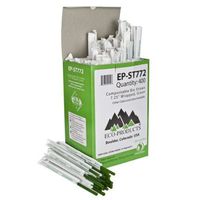 Eco-Products 7.75 inch Green Wrapped Straw - Case of 9600