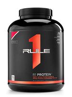 R1 Protein Whey Isolate/Hydrolysate, Rule 1 Proteins (76 Servings, Strawberries and Creme), 77.7 Ounce