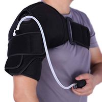 Hot/Cold Therapy & Air Compression Shoulder Support Wrap for Alleviating Shoulders Pain Swelling Inflammation and Increase Circulation