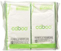 Caboo Tree Free Bamboo Facial Tissue Paper, 0.31 Pound , Pack of 8