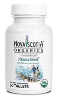 Nova Scotia Organics Nausea Relief (60 Tablets); Organic; Vegan; Vegetarian; Our Nova Scotia Organics Nausea Relief Contains The Powerful Nausea Fighter, Ginger.