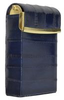 Eel skin Soft Leather Cigarette Case Elegant Pop up Design by Marshal