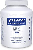 Pure Encapsulations - MSM Capsules - Hypoallergenic Supplement Supports Joint, Immune, and Respiratory Health - 360 Capsules
