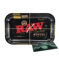 RAW"Black" Rolling Tray (Small) with Leaf Lock Gear Pouch