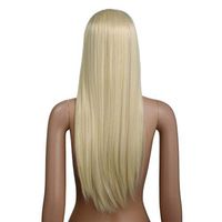 Meidexian888 Synthetic Wigs,Sexy Girl Long Pure Gold Cosplay Wig Wavy Curly Synthetic Fashion Wigs