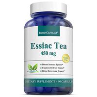 Essiac Tea 900mg Daily Dose - 90 No Additives Pure Essiac Capsules 450mg – Non-GMO Gluten Free All Natural Immune Support by BoostCeuticals