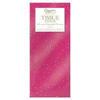 Caspari Solid Tissue Paper in Pink Gemstone, 16 Sheets Included