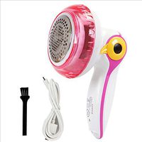 Lint Remover USB Rechargeable Fabric Shaver Portable Clothes Bobble Remover,Woodpecker Body, 7W High Power