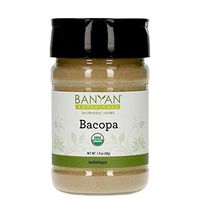 Banyan Botanicals Bacopa Powder, Spice Jar - USDA Organic - Bacopa monniera - Ayurvedic Herb for Memory & Focus