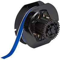 Brady B30C-500-595-BL, 141994 B30 0.5" x 100' Blue Indoor/Outdoor Vinyl Label, 3 Rolls