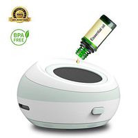 Waterless Oil Diffuser Battery Powered with USB Charging Cord, Fragrance Aromatherapy Fan Diffuser Portable Travel Aroma Diffuser for Car and Small Room