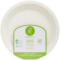 REPURPOSE PLATES 9 " BAGASSE 20 CT