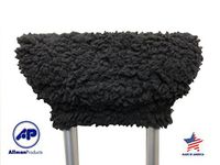 Allman Premium Black Fleece Crutch Arm Cushion (Pair)