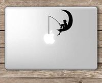 DreamWorks Fishing - Apple MacBook Laptop Vinyl Sticker Decal, Die Cut Vinyl Decal for Windows, Cars, Trucks, Tool Boxes, laptops, MacBook - virtually Any Hard, Smooth Surface