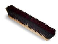 HUB City Industries 2224S Black Diamond Floor Brooms, Double Action Hd Poly, 24"