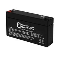 Mighty Max Battery 6V 1.3AH SLA Battery Replacement for SensorMedics ELI-XR + 6V Charger Brand Product