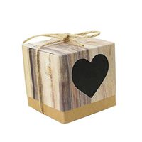 Candy Bags,Elevin(TM) 50pcs Wedding Favour Favor Sweet Cake Gift Candy Boxes Bags Anniversary Party (A)