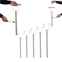 TFS Tuningforkshop 5 Sharp Healing Tuned Pipes Louder Than Tuning Fork with Mallet,Hand Stand & Free Shipping