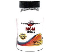 MSM 1000mg * 100 Caps 100% Natural - by EarhNaturalSupplements