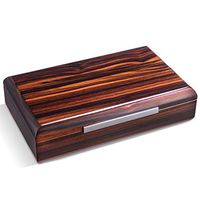 ZJ- Humidor Cigar Box, Cigar Humidor, Cedar Wood Cigar Box, Piano Paint, Constant Temperature and Humidity Humidifier, Brown Can Hold 75 && (Size : 40x24.5x10.5cm)