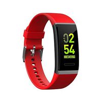 JOLLY Activity Tracker with Step Counter Watch and Sleep Monitor, Fitness Wristband as Calorie Counter Pedometer Watch for You (Color : Red)