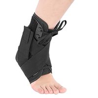 Ankle Support Brace, Breathable Orthosis Net Ankle Support Brace Protection Corrector for Sprain Arthritis Recovery Black(S)