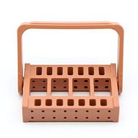 Dental Root Tube File Rack Carriage Pin Placement Rack Hand Machine With Large Taper File Rack Needle File Rack Expansion Pin Rack (yellow)