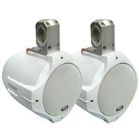 2 New! Pyle PLMRW85 8" 300W Two-Way Marine Speakers