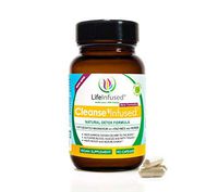 Life Infused® Cleanse Infused™ A Gentle, Yet Powerful Colon Cleanser Powered by Oxygenated Magnesium, Premium Herbs and Enzymes. Vegan. 90 Capsules.
