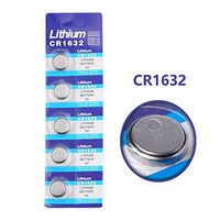 Cotchear 5pcs/Pack CR1632 Button Battery 3V CR1632 Lithium Coin Cell Batteries LM1632 BR1632 ECR1632 CR 1632 Battery for Electronic Watch Remote
